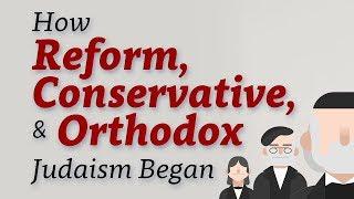 History of Jewish Movements: Reform, Conservative and Orthodox