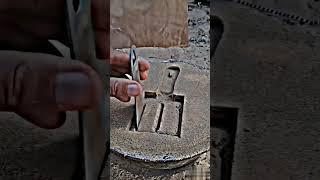 Unique shovel #Creative craft #Metal casting #Decompression video#metalic #papercraft