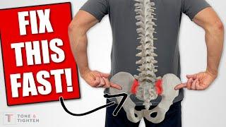 IMMEDIATE RELIEF! Fix Sacroiliac SI Joint Pain - Self Mobilization