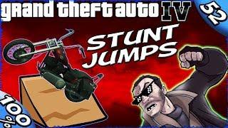 GTA IV - ALL 50 Stunt Jump Locations [100% Walkthrough]