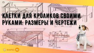 Клетки для кроликов своими руками: размеры и чертежи