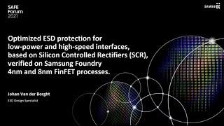 Optimized ESD protection for low power & high speed interfaces