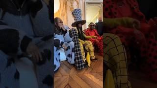 Celebrities slaying in Paris #erykahbadu #usher #quavo #fashionpolice #parisfashionweek #fashionpost