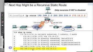 Configuring IPv4 Static Routes