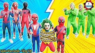 Khi Siêu Nhân Nhện Ở Nhà Một Mình - Tổng Hợp Video Hay Nhất || Spider-Man Family - Tiếng Việt