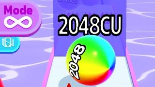 Ball Run 2048 — INFINITY MODE ∞ 2048 CU ∞ NONILLION BALL!