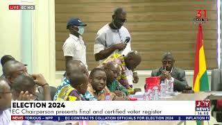 Election 2024: EC Chairperson present final and certified voter register | The Pulse (6-11-24)