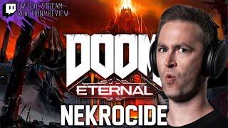 Mick Gordon - Nekrocide // DOOM Eternal OST // Twitch Stream Reaction // Roguenjosh Reacts