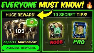 FREE 105 OVR Player - 10 Secrets NOONE WILL TELL YOU in FC Mobile, eSports Tournament | Mr. Believer