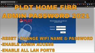 PLDT HOME FIBR ADMIN PASSWORD 2021 2022 FORGOT PASSWORD - for Model AN5506-04, Firmware RP2646