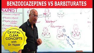 Benzodiazepines Vs Barbiturates | Pharmacology | Dr Najeeb Lectures