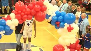 WPIAL High School Boys Basketball Connellsville at Laurel Highlands 2/11/22 Senior Night