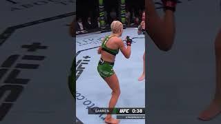 Bannon with a NASTY kick straight to the teeth  #UFC304