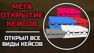 МЕГА открытие кейсов | открыл ВСЕ виды кейсов! | Block Strike