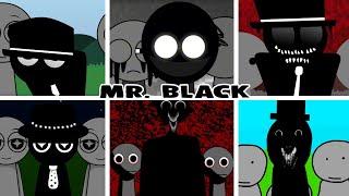 Incredibox - Sprunki but only Mr. BLACK HAT in  all Different Mods