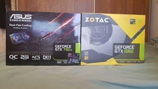 GTX 750 ti vs GTX 1060 6GB - i5 3570 bottleneck test