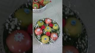 Engagement Theme Plate Decoration!!! #seerthattu #puberty #engagement #dolls #babyshower #ytshorts