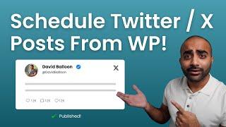 How to Schedule Twitter / X Posts from Your Website | ClickSocial