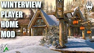 Xbox Skyrim SE: WINTERVIEW Player Home Mod Showcase