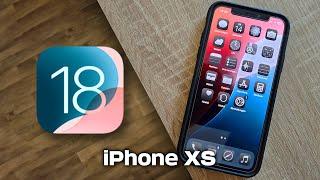 iOS 18 Review auf dem iPhone XS #ShortCut