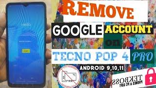 Tecno Pop 4 Pro ( Bc3 ) Frp Bypass / TECNO BC3 Google Account BYPASS  (Android 9&10) Without Pc