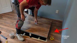 DIY HIDDEN LAMINATE FLOOR HATCH  | Cottage Coach