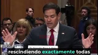 Marco Rubio contra GAESA en su audiencia de confirmación