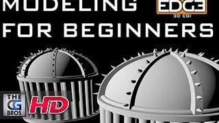 CGI Modeling Tutorial : "3D Modeling Basics - Maya for Beginners - Part 1"  by - Edge3Dcgi