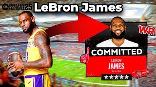 What if LEBRON JAMES Played College Football? (Road to Glory)