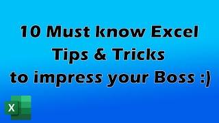 10 Excel Tips & Tricks which you must know in 2023 | MiTutorials