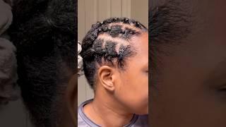 I Tried this parting method for my Crochet Braids