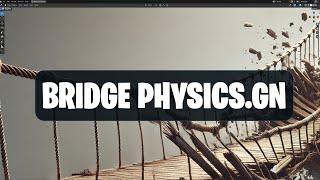 Bridge physics tool with geometry nodes