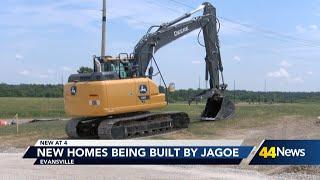 New homes being built by Jagoe Homes in Evansville