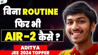 Aditya's Path to JEE AIR 2 | Topper's Study Routine and Motivation | Josh Talks Jee