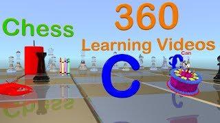 Learn C - 360° 3D Animated VR Kids Video