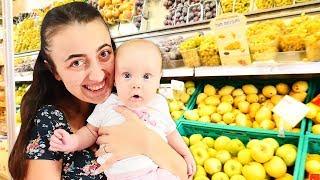 Anne vlog. Sevcan Derin için markete gidiyor! Bebek bakma videosu