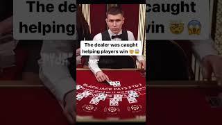 The dealer was caught cheating by the casino! #stake #gamble #gambling #casino #bigwin #shorts