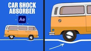 Car Shock Absorber Animation in After Effects Tutorial