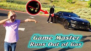 Game Master Runs Out of Gas! Tracking Game Master in Our Car!!!