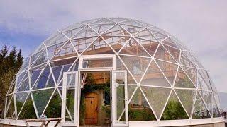 Дом - геодезический купол. Round house