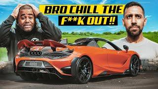 HE CRASHED HIS £300,000 MCLAREN 765LT!! MUST SEE