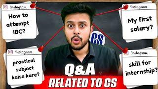 CS Students Ultimate Q&A | The Most Asked Questions of Company Secretary Students| ​@CSAyushPatidar