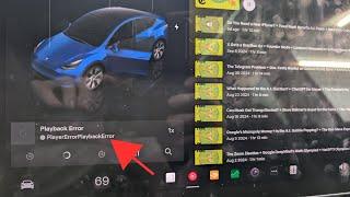 How to fix Tesla YouTube music podcasts not playing (playback error)