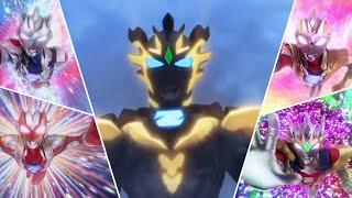 Ultraman Z All Transformation And Forms (Alpha edge - Deathcium rise claw)