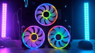 Okay...THESE are the BEST RGB CASE FANS | Corsair QL RGB Review