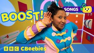 Boost Through the Roof  | Playtime Towers Song from CBeebies | Sing, Dance & Party with Bella!