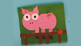 Как сделать Свинью из бумаги / How to make a paper pig