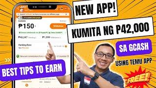 SECRET FREE GCASH KUMITA NG P42,000 SA ONLINE COPY AND PASTE USING TEMU APP