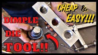 How To Make This EASY Dimple Die Tool for Under 20 Bucks!!! ( With Just a Welder + Grinder!!! )