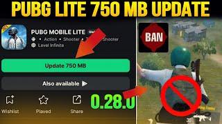 Finally| 750 Mb Update Live In Pubg Mobile Lite | 0.28.0 Update Pubg Lite | Pubg Lite I'd Ban Start